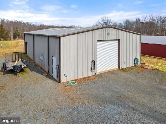 9107 Grasty Gold Mine Rd, Rhoadesville, VA 22542 - view of outdoor structure with gravel driveway and an outdoor structure