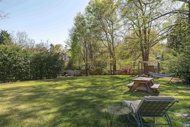 view of yard