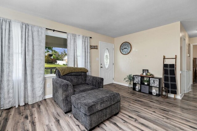 58 Augusta St, Verona, VA 24482 - living room featuring wood finished floors and baseboards