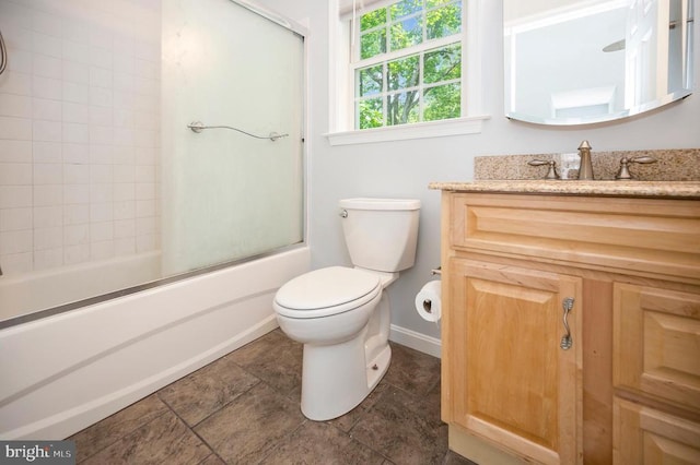 14906 Laurel Point Ln, Spotsylvania, VA 22551 - full bathroom with vanity and bath / shower combo with glass door