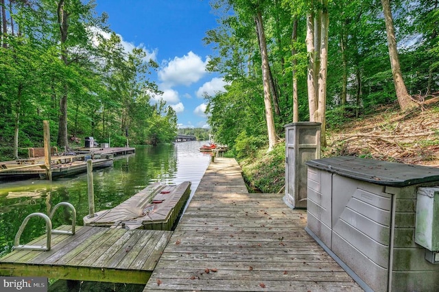 14906 Laurel Point Ln, Spotsylvania, VA 22551 - dock with a water view