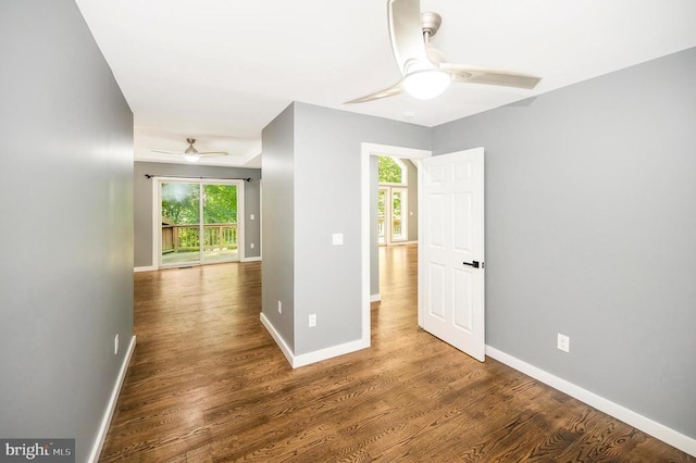 14906 Laurel Point Ln, Spotsylvania, VA 22551 - hallway with plenty of natural light and wood finished floors
