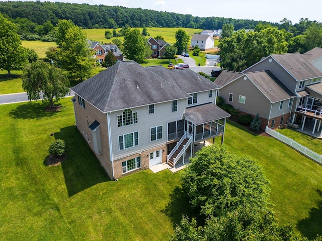 15 Brookmere Ct, Staunton, VA 24401 - aerial perspective of suburban area