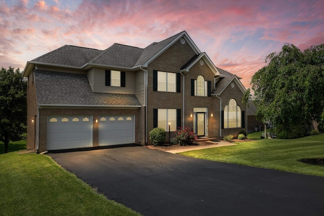 15 Brookmere Ct, Staunton, VA 24401 - view of front of property with driveway, a lawn, and a garage