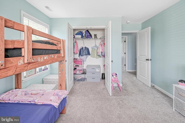 307 Cardinal, Louisa, VA 23093 - carpeted bedroom featuring a closet and baseboards