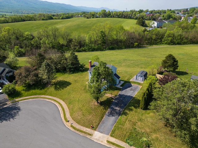 aerial view of property and surrounding area