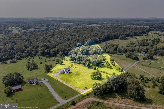 11400 Alvin Ln, Culpeper, VA 22701 - overview of rural landscape featuring a forest