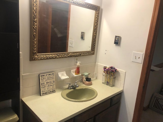 109 Cooper Dr, Stuarts Draft, VA 24477 - bathroom with backsplash and vanity
