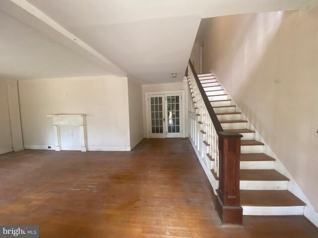 273 Ridgeview, Madison, VA 22727 - stairs with wood finished floors and baseboards