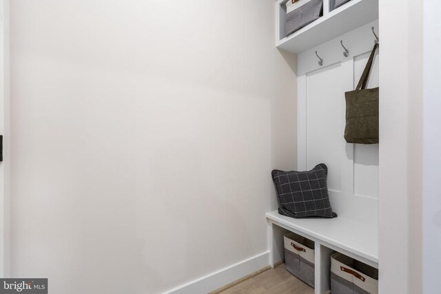 10103 N Streamview Ct, Fredericksburg, VA 22408 - mudroom with light wood-type flooring and baseboards