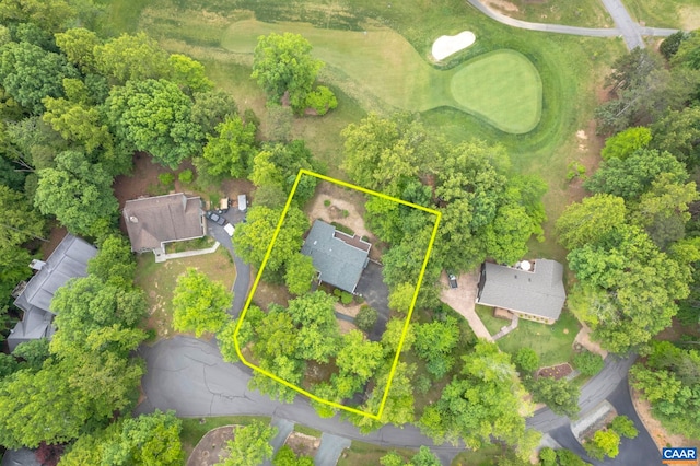 7 Spoon Ter, Palmyra, VA 22963 - view of property location with property parcel outlined and a golf course