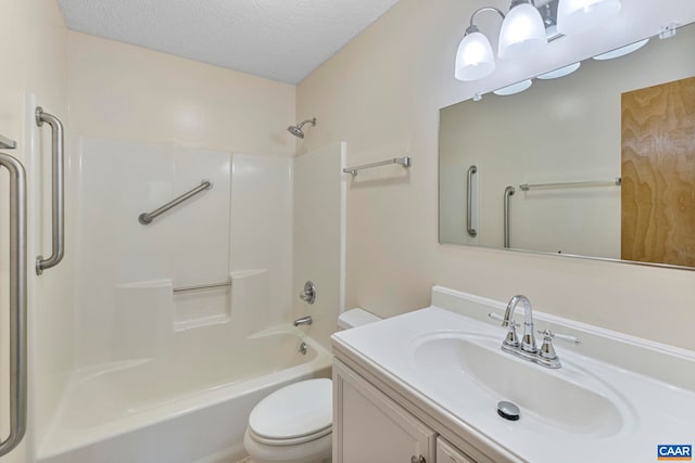 7 Spoon Ter, Palmyra, VA 22963 - full bathroom featuring vanity, shower / tub combination, and a textured ceiling