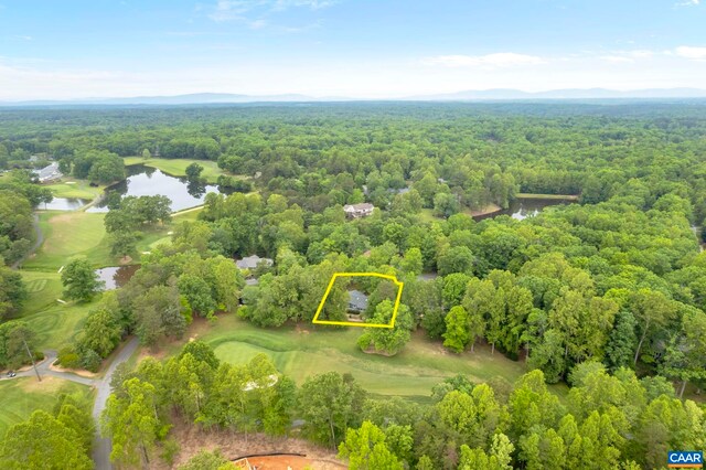 7 Spoon Ter, Palmyra, VA 22963 - aerial view of property's location featuring property boundaries highlighted and a large body of water