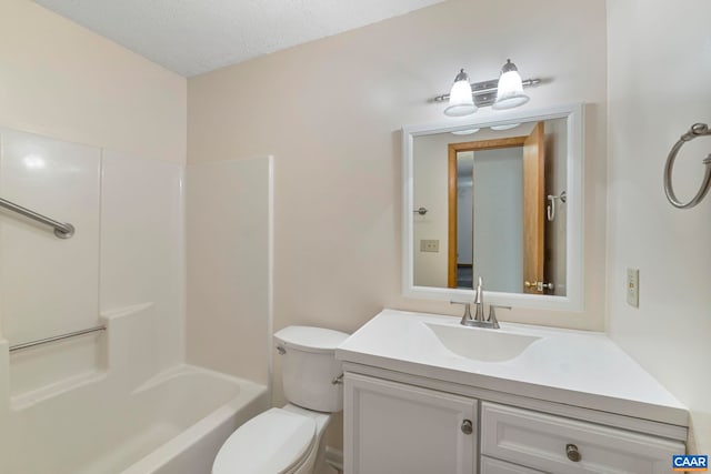 7 Spoon Ter, Palmyra, VA 22963 - bathroom with vanity, shower / tub combination, and a textured ceiling