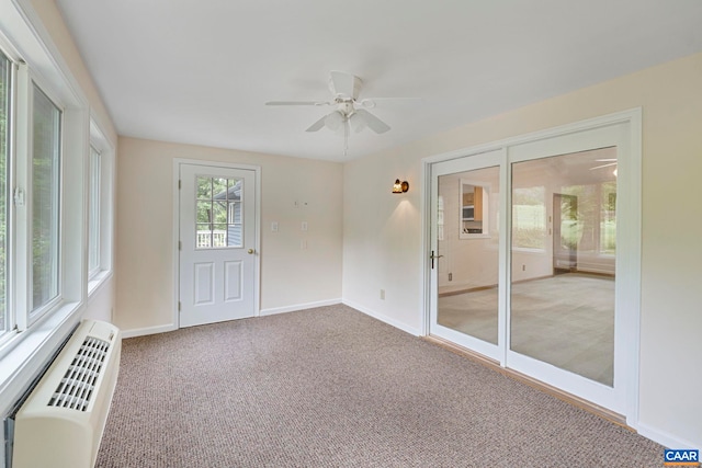 7 Spoon Ter, Palmyra, VA 22963 - carpeted spare room featuring a ceiling fan and heating unit