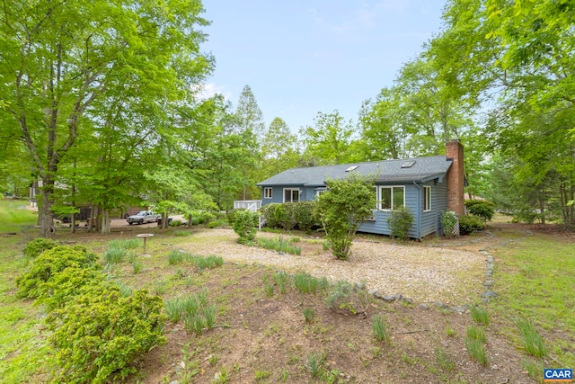 7 Spoon Ter, Palmyra, VA 22963 - rear view of property with a chimney