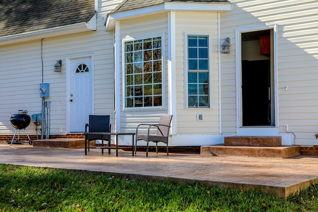 182 Henkel Rd, Waynesboro, VA 22980 - doorway to property featuring roof with shingles
