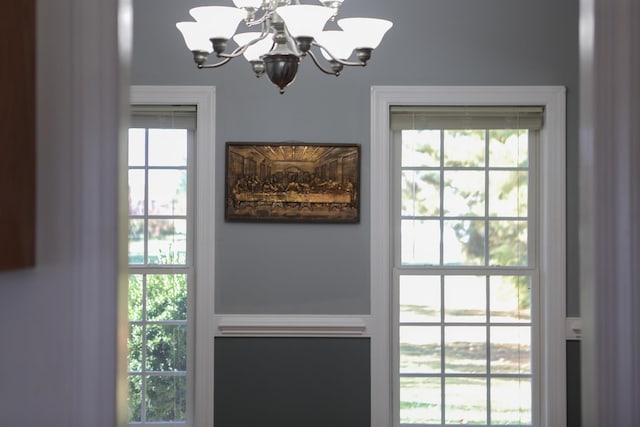 182 Henkel Rd, Waynesboro, VA 22980 - entryway featuring a chandelier