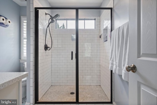52 N St, Warrenton, VA 20186 - full bathroom featuring a stall shower and vanity