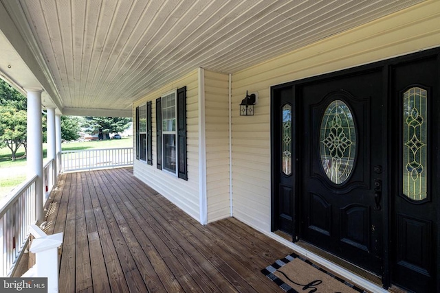 369 Eldon Yates Dr, Stanley, VA 22851 - property entrance with a porch