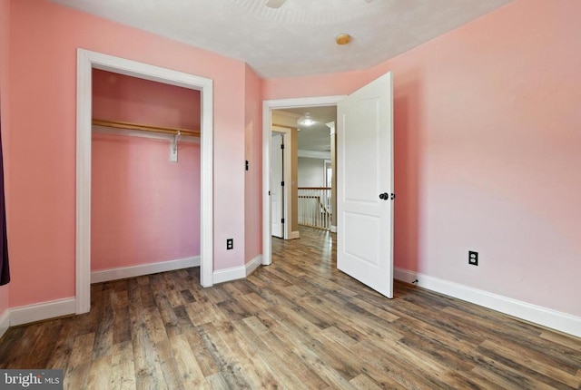 369 Eldon Yates Dr, Stanley, VA 22851 - unfurnished bedroom featuring wood finished floors and a closet