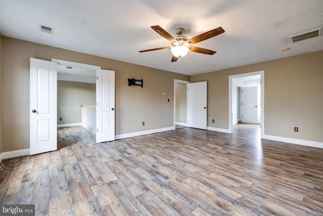369 Eldon Yates Dr, Stanley, VA 22851 - spare room featuring ceiling fan and wood finished floors