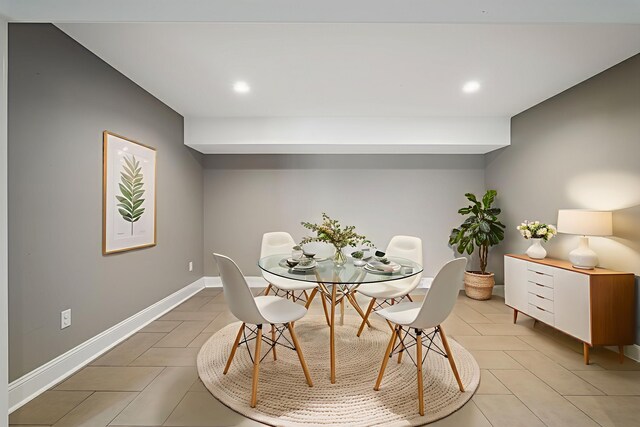 17 Mcilwee Ln, Staunton, VA 24401 - dining area featuring light tile patterned floors and recessed lighting