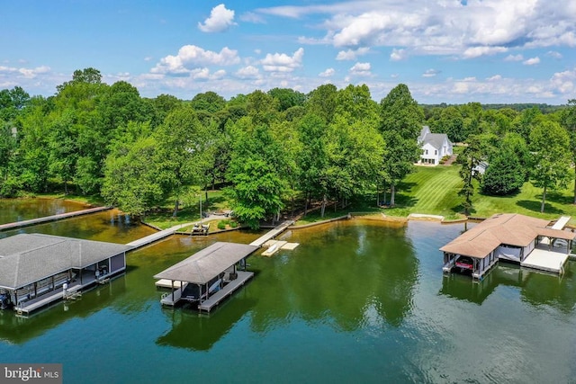 12400 Eustace Dr, Bumpass, VA 23024 - aerial view of a large body of water