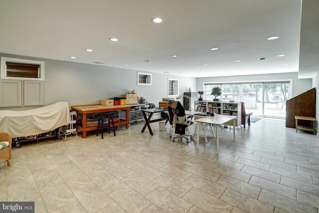 12400 Eustace Dr, Bumpass, VA 23024 - dining space with recessed lighting