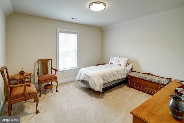 12400 Eustace Dr, Bumpass, VA 23024 - carpeted bedroom featuring baseboards and lofted ceiling
