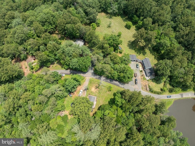 236 Laurel Dr, Madison, VA 22727 - aerial view of property and surrounding area featuring a heavily wooded area and a nearby body of water