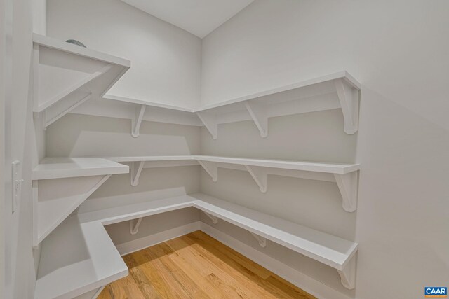 view of storage area