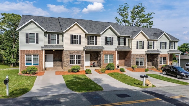 59,61,61A,63,63 Woodlee Road, Staunton, VA 24401 - multi unit property featuring a front yard and stone siding