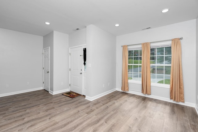 59,61,61A,63,63 Woodlee Road, Staunton, VA 24401 - spare room with wood finished floors and recessed lighting