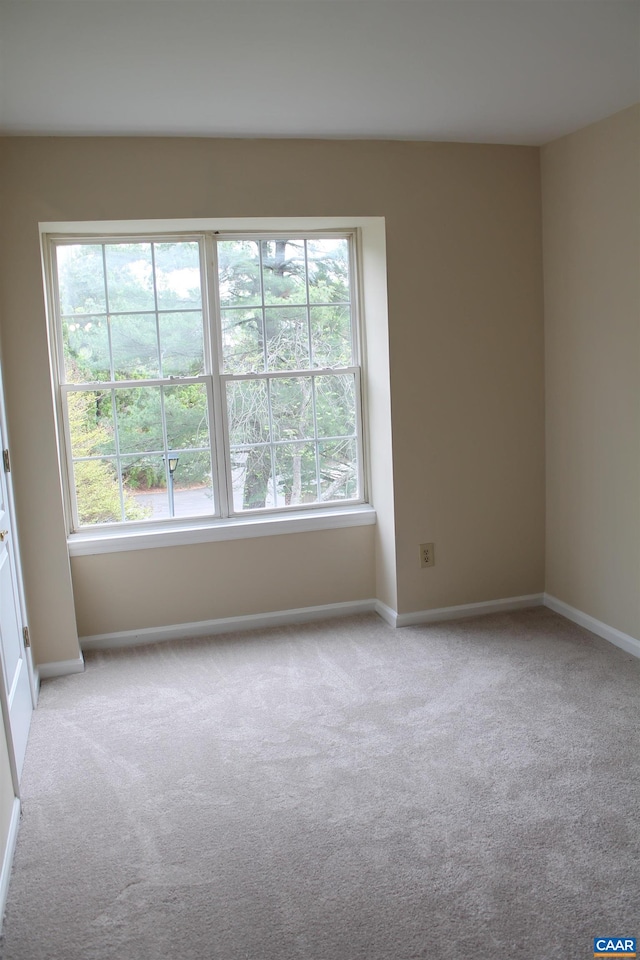 1508 Villa Ter Unit F, Charlottesville, VA 22903 - spare room with light colored carpet, plenty of natural light, and baseboards