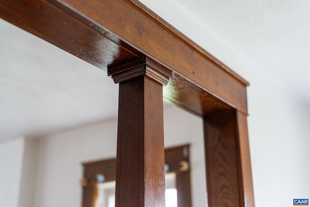 details featuring decorative columns
