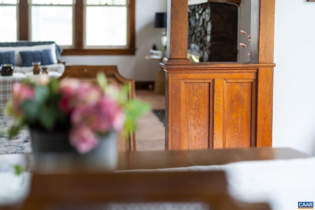 view of room details
