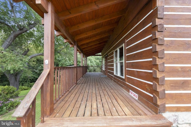 6403 Zachary Taylor Hwy, Culpeper, VA 22701 - view of wooden terrace
