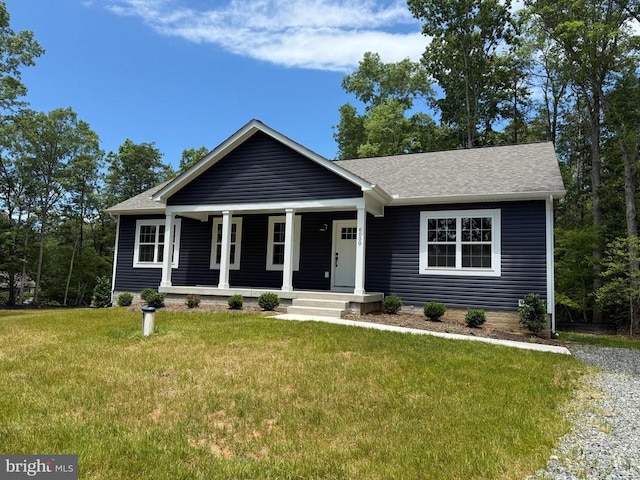 6000 Bills Rd, Mineral, VA 23117 - view of front facade featuring covered porch and roof with shingles