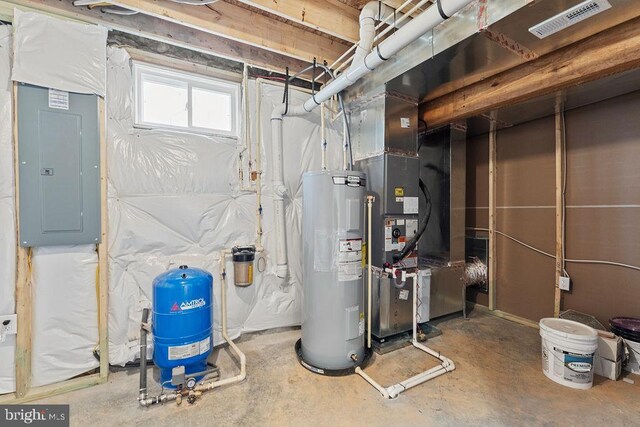 6000 Bills Rd, Mineral, VA 23117 - utilities with electric panel and electric water heater