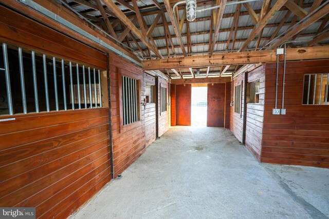 view of stable