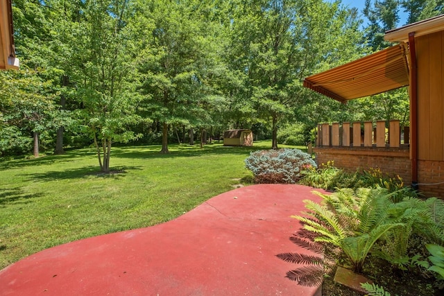 616 Lynn Ln, Waynesboro, VA 22980 - view of grassy yard with a patio