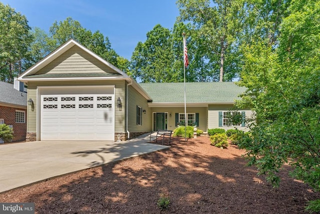 1315 Eastover Pkwy, Locust Grove, VA 22508 - ranch-style house featuring driveway and an attached garage