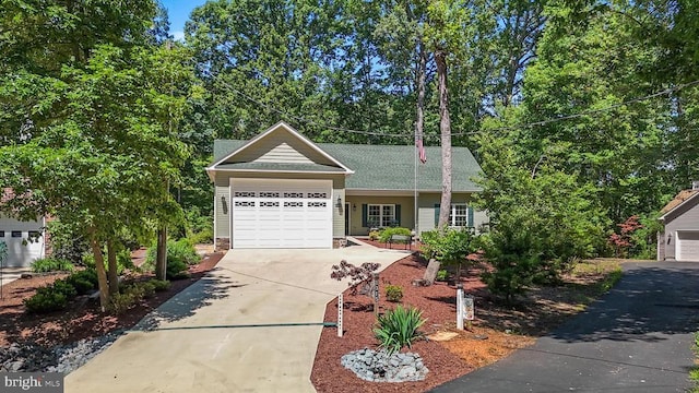 1315 Eastover Pkwy, Locust Grove, VA 22508 - ranch-style house with driveway and a garage