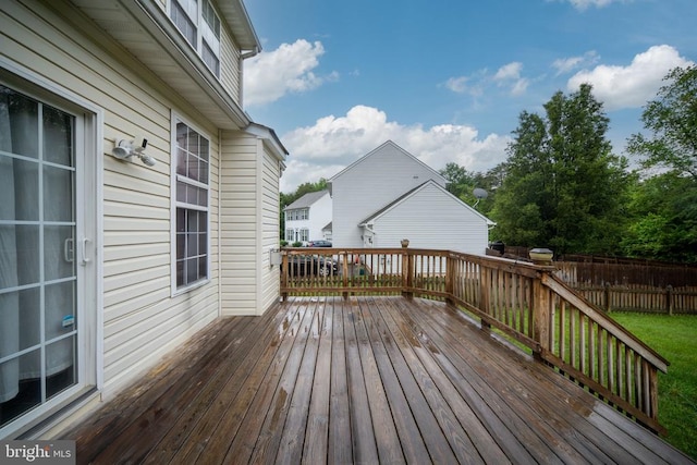 11106 Polaris Ct, Fredericksburg, VA 22407 - view of wooden deck