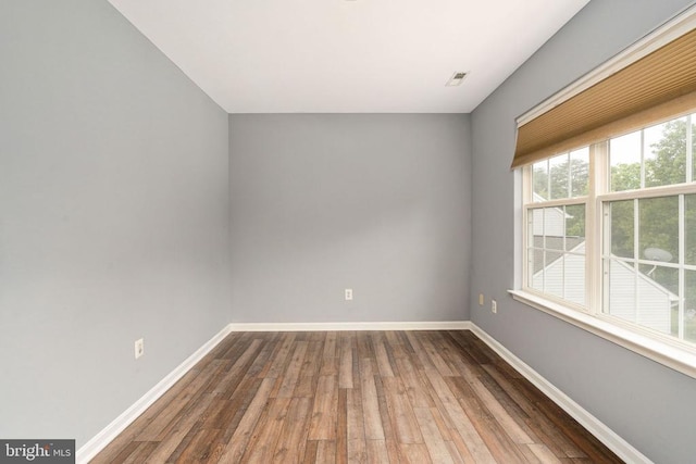 11106 Polaris Ct, Fredericksburg, VA 22407 - unfurnished room featuring wood finished floors and baseboards