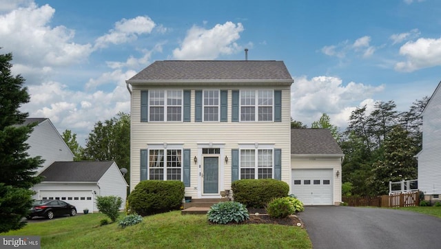 11106 Polaris Ct, Fredericksburg, VA 22407 - colonial inspired home with a garage and asphalt driveway