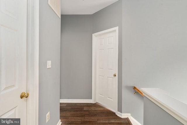 11106 Polaris Ct, Fredericksburg, VA 22407 - hallway with wood finished floors and baseboards