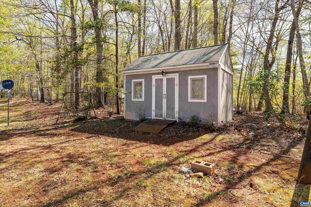 817 Brownings Cv, Shipman, VA 22971 - view of outbuilding with an outdoor structure