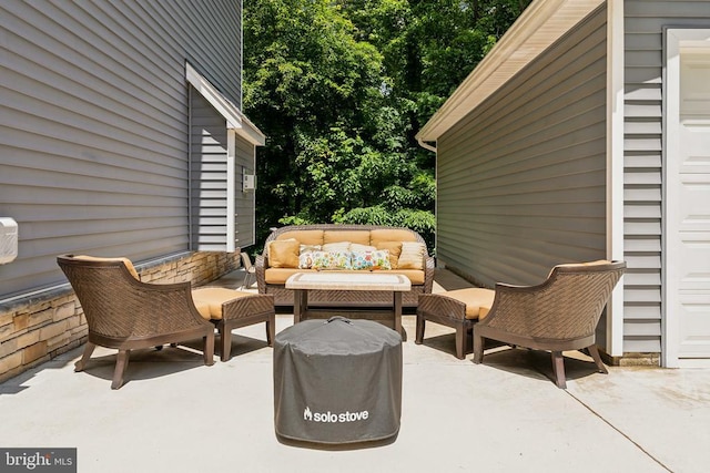 12811 Flintlock Dr, Spotsylvania, VA 22551 - view of patio featuring an outdoor hangout area